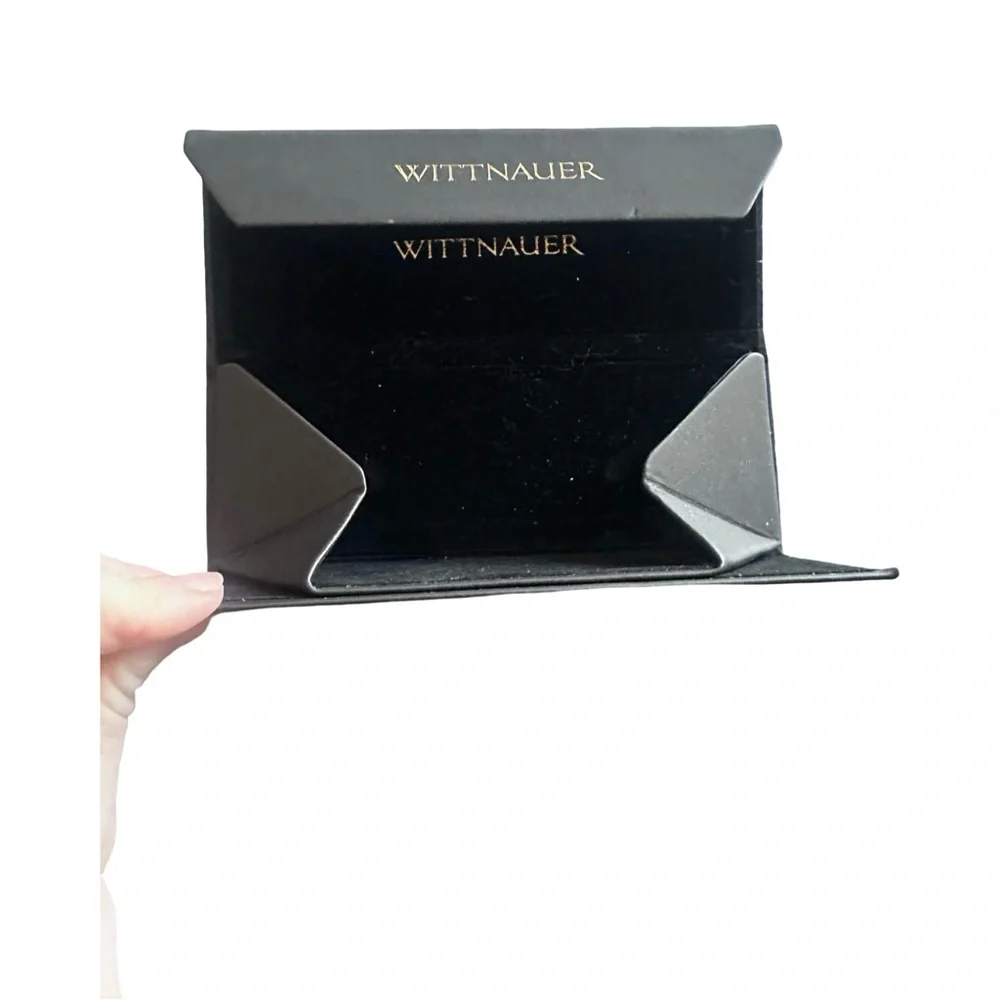 black Wittnauer eyeglasses case